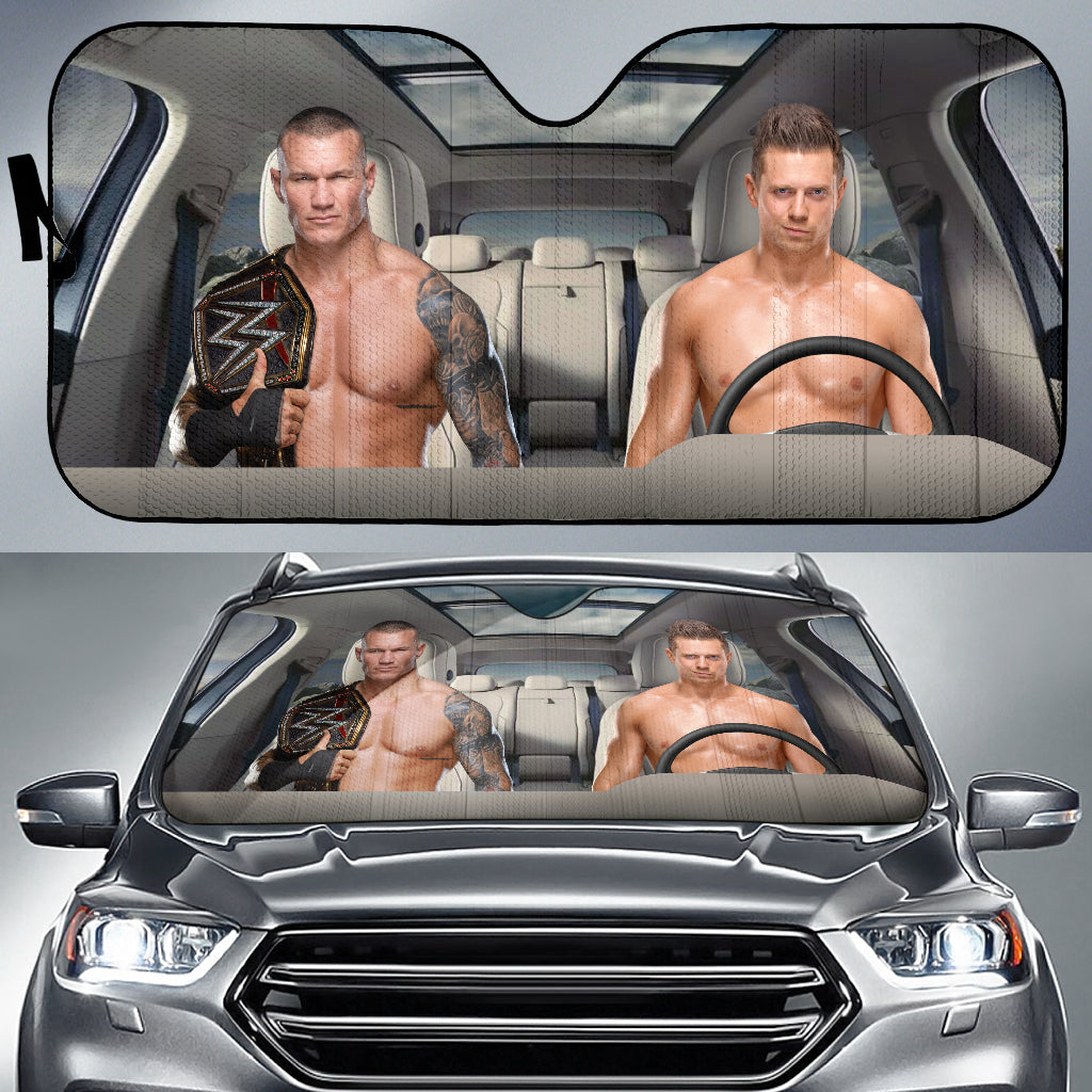 Randy Orton Vs The Miz Wwe Driving Auto Sun Shade