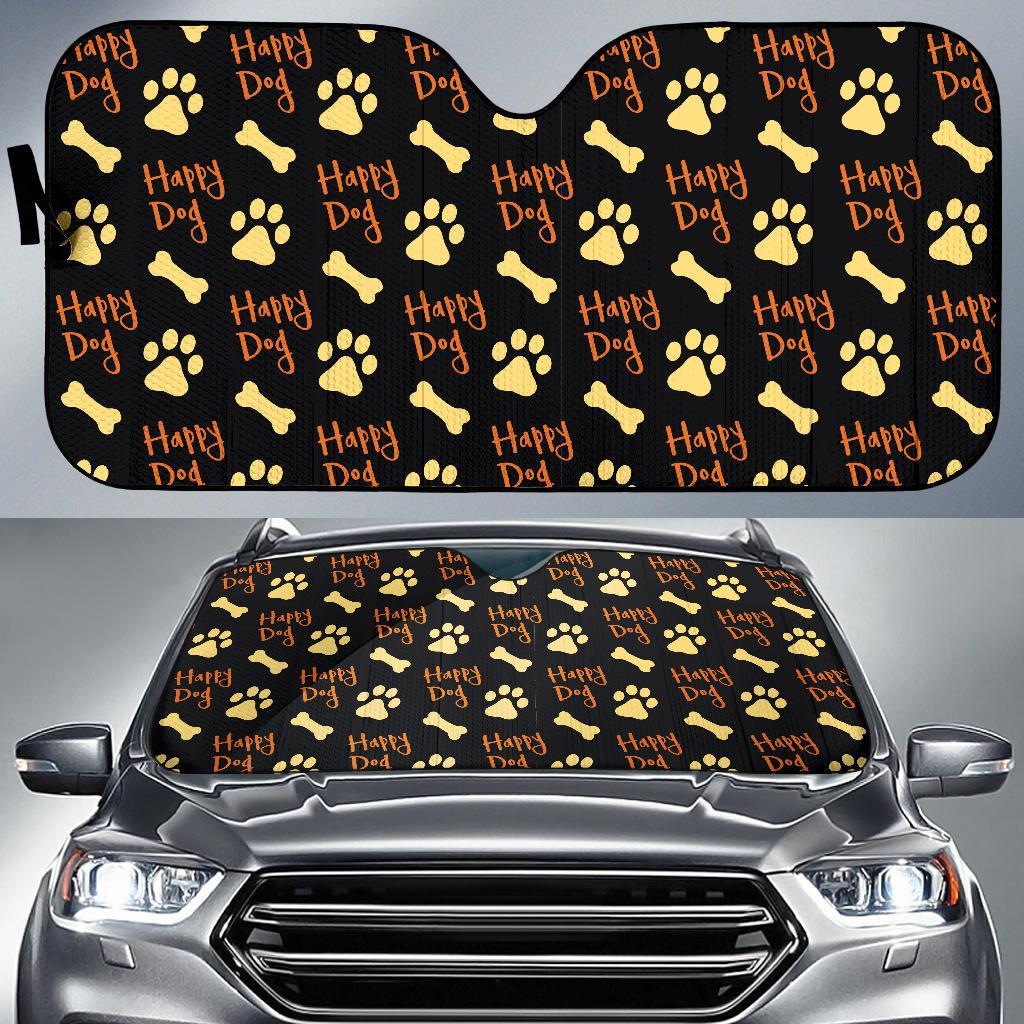 Dog Footprint Funny Auto Sun Shades Amazing Best Gift Ideas 2021