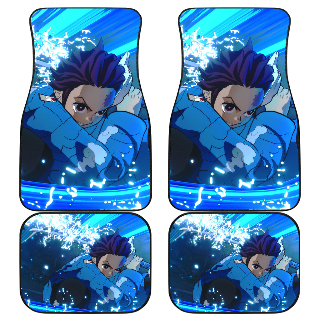 Tanjiro Kamado Demon Slayer Uniform 4 Anime Car Floor Mats Custom Car Accessories Car Decor 2022