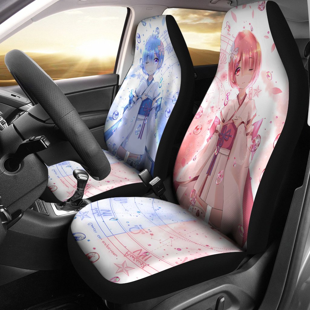Rem And Ram Rezero Starting Life In Another World Car Seat Covers 1 Amazing Best Gift Idea