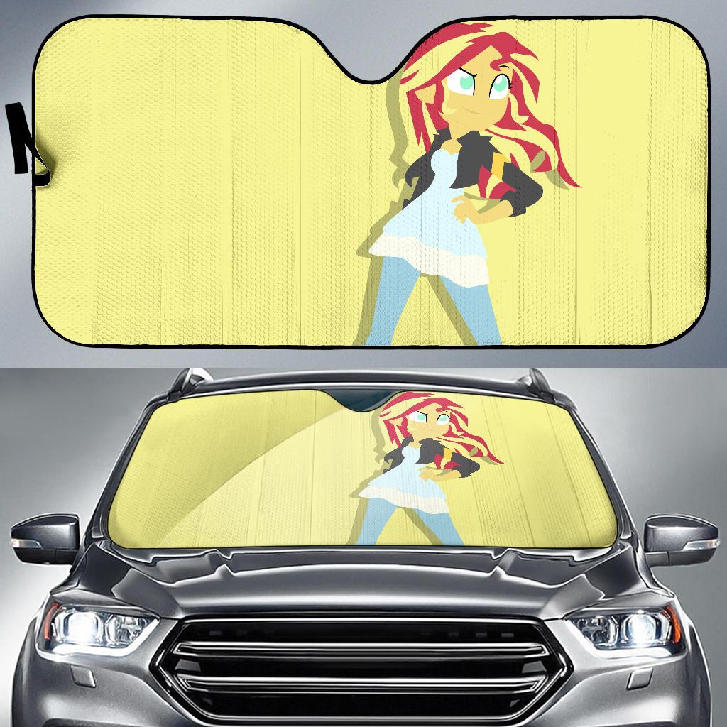 Sunset Shimmer My Little Pony Friendship Is Magic 4K Car Sun Shade Gift Ideas 2022