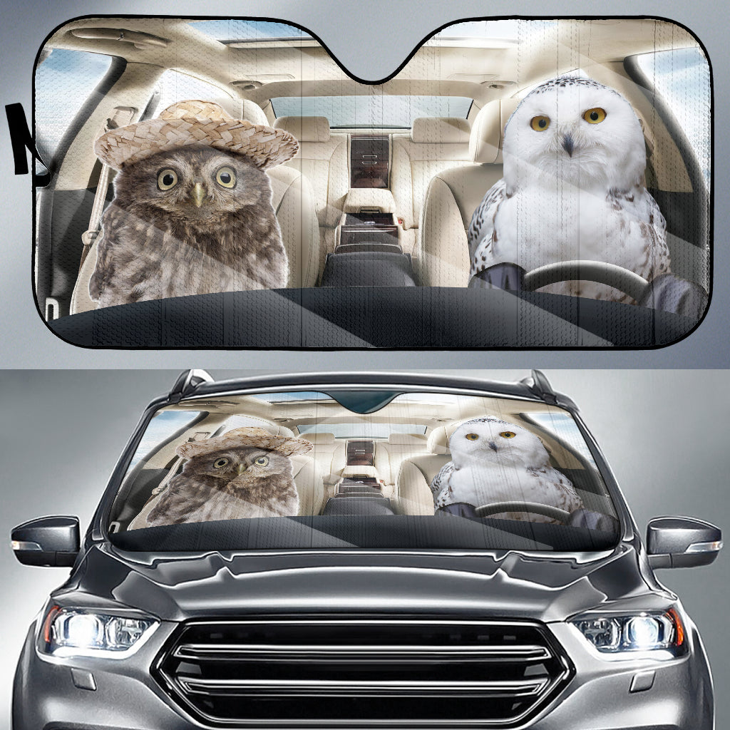 Two Chubby Owl Sunshade