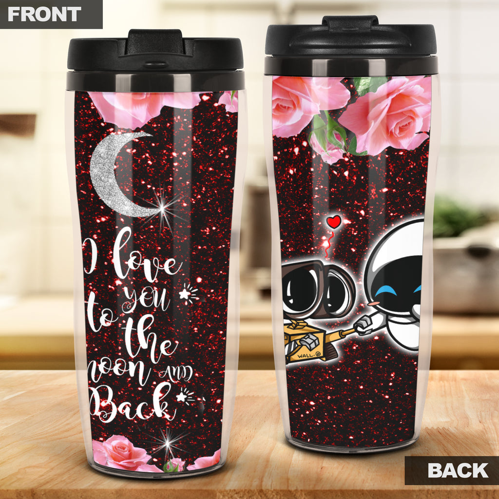 Wall E Couple Love You To The Moon Coffee Cup 2021