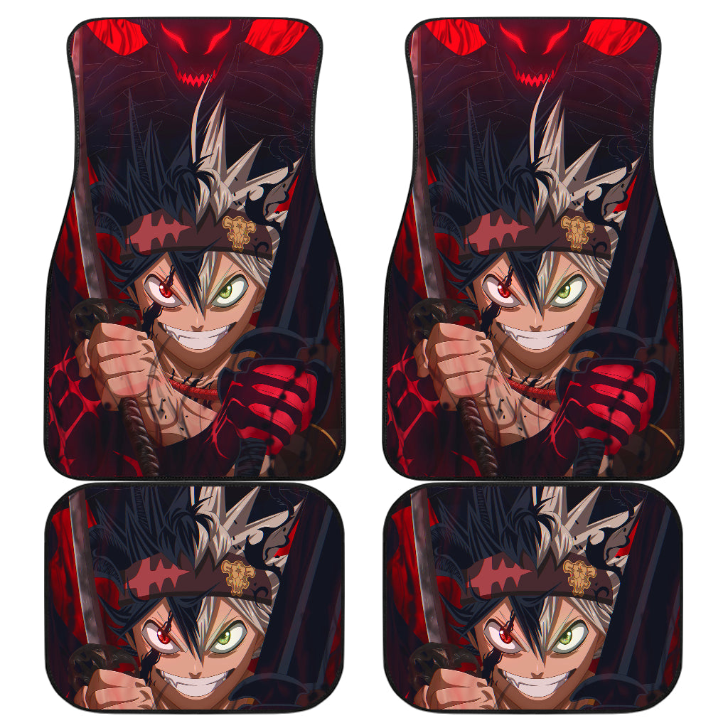 Asta Black Clover 5 Car Floor Mats Custom Car Accessories Car Decor 2022