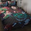 Demon Slayer 4 Anime Quilt Bed Set Pillow Case Amazing Decor Gift Ideas