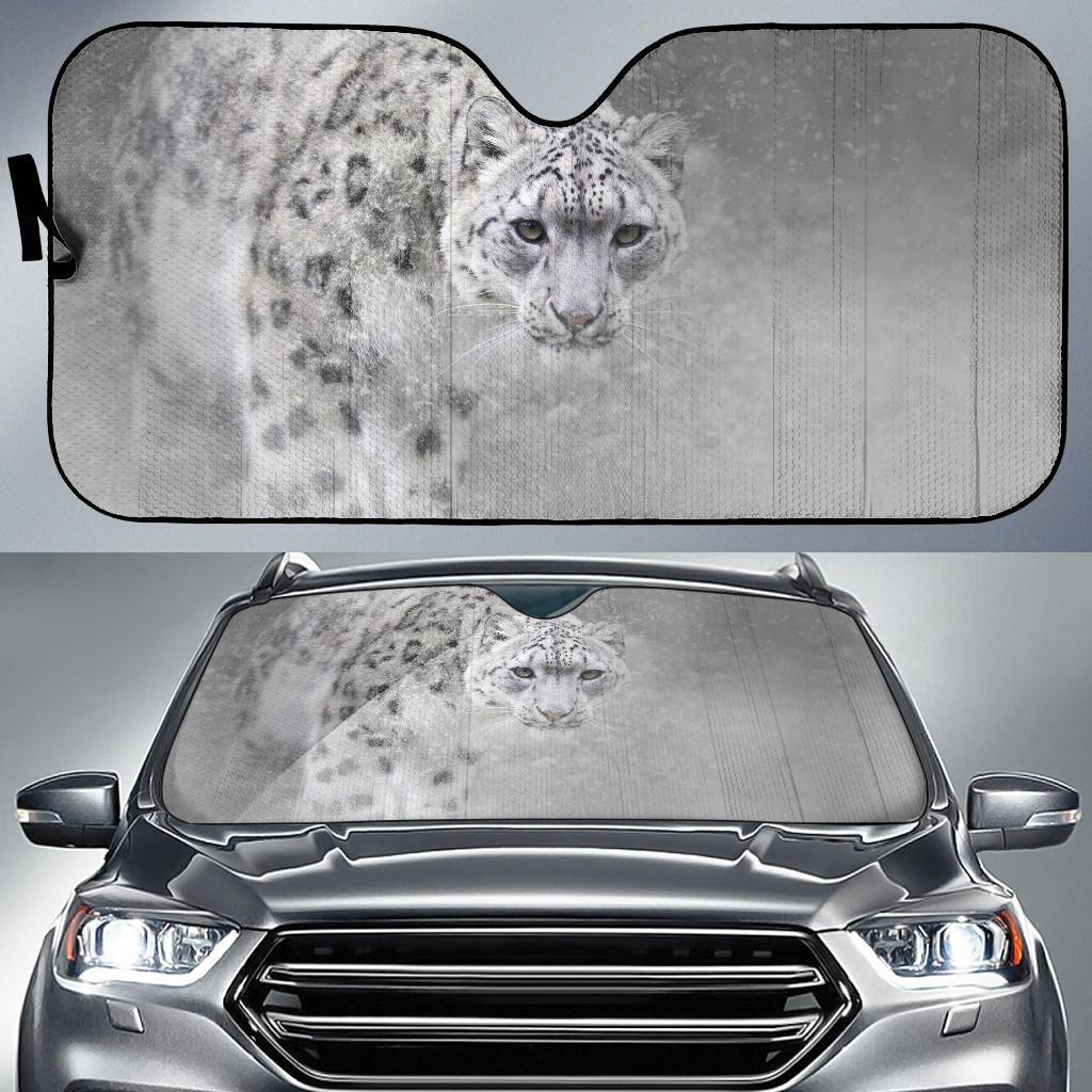 Snow Leopard Car Sun Shade Gift Ideas 2022