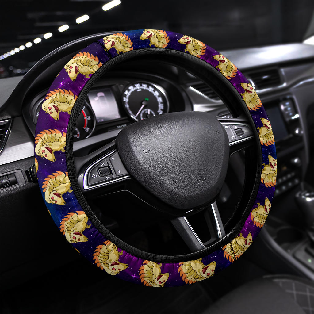 Ninetales Pokemon Anime Custom Car Steering Wheel Cover