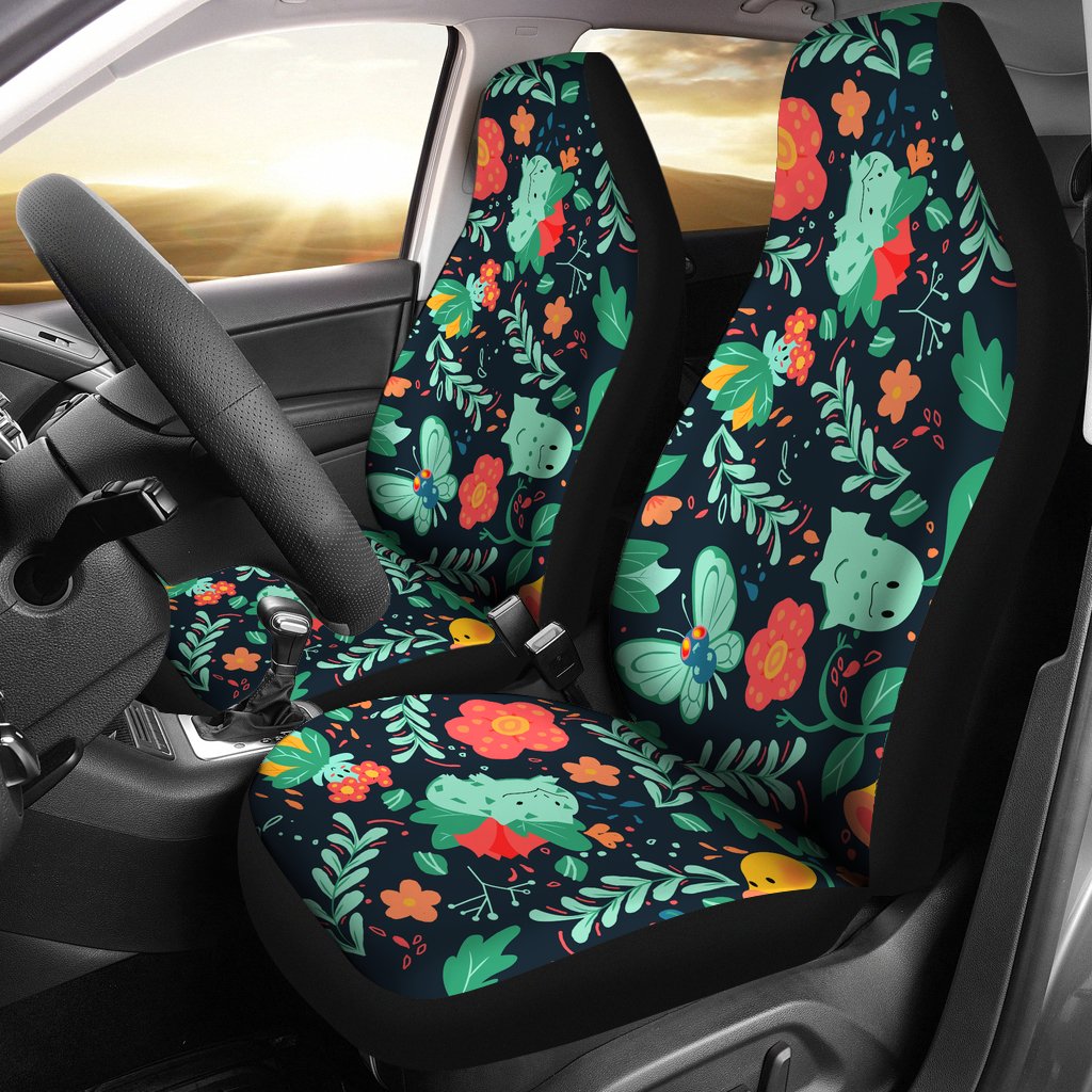 Pokemon Grass Car Seat Covers 2 Amazing Best Gift Idea