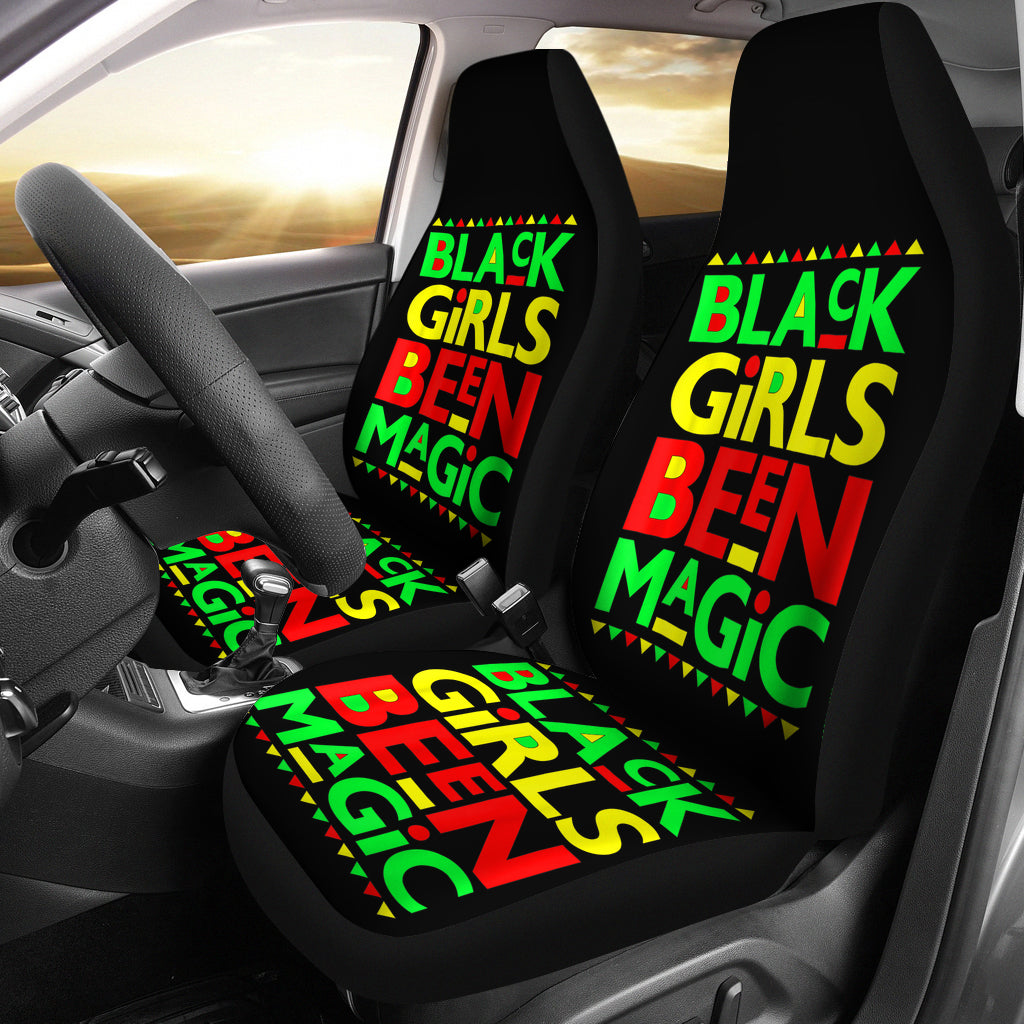 Black Girls Been Magic Car Seat Covers