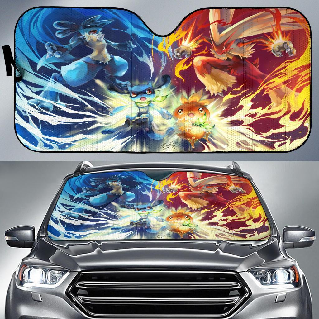 Pokemon Fight Car Sun Shades Amazing Best Gift Ideas 2021