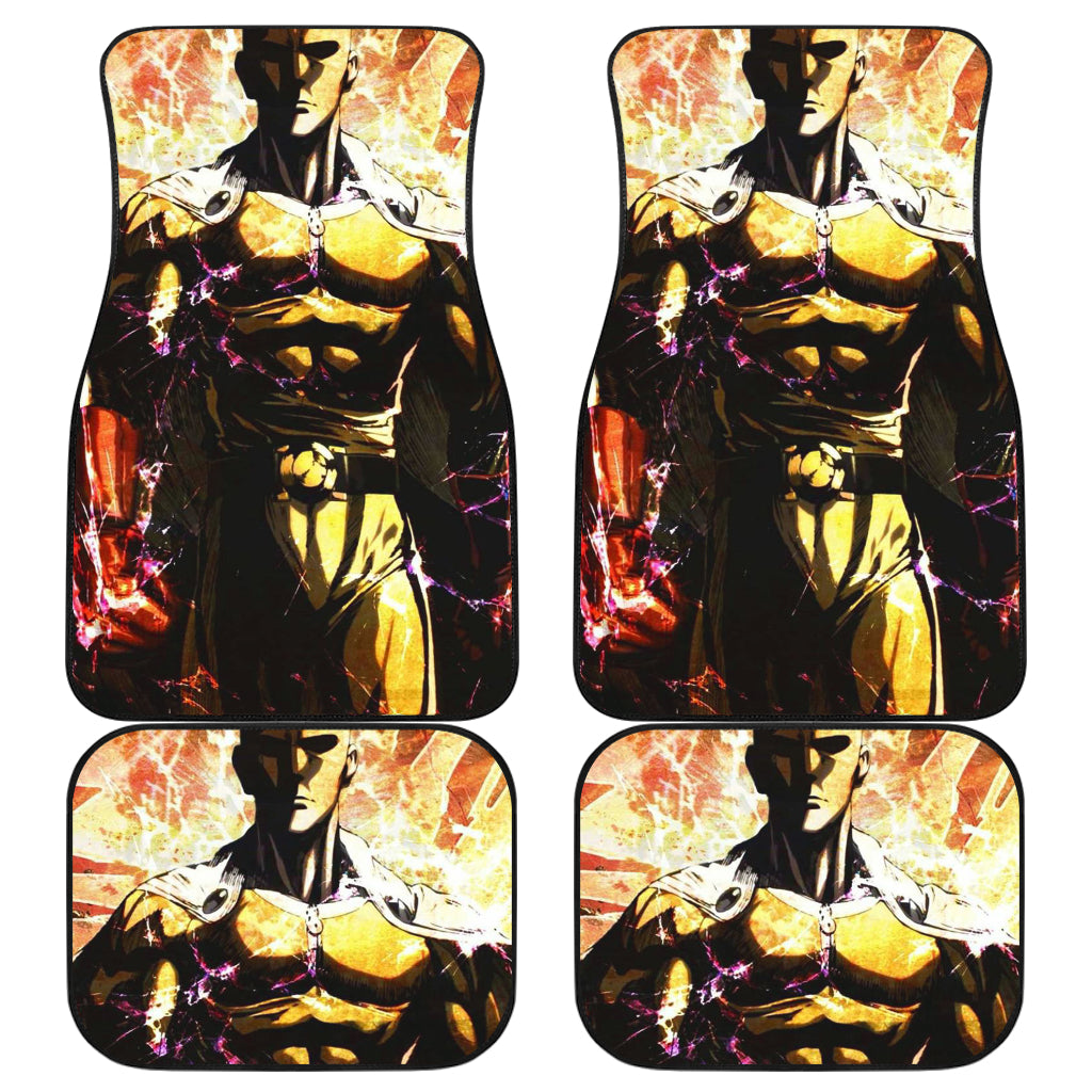 Saitama Punch Man 9 Car Floor Mats Custom Car Accessories Car Decor 2022