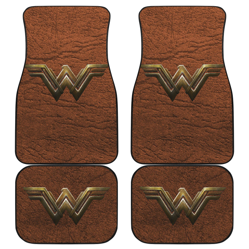 Wonder Woman Logo Dc Comics 5 Car Floor Mats Custom Car Accessories Car Decor 2021