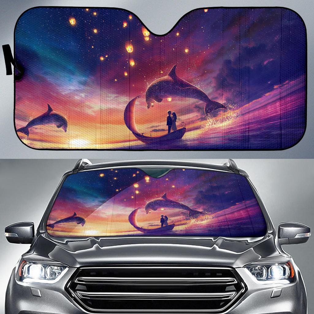 Couple Dream Romantic Surreal Sea Car Sun Shade Gift Ideas 2021