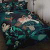 Demon Slayer 10 Anime Quilt Bed Set Pillow Case Amazing Decor Gift Ideas