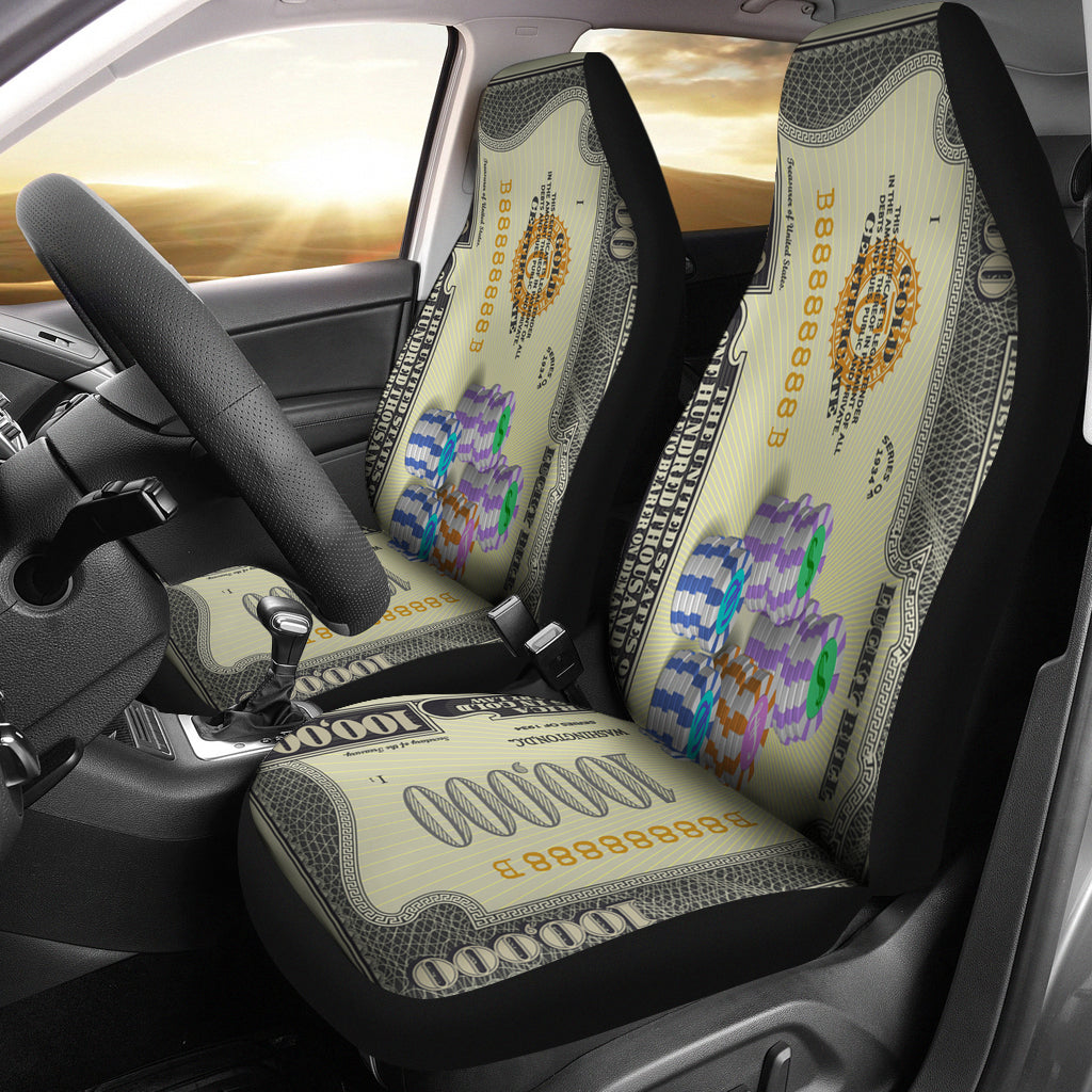 Denominations Of $ 100,000 Car Seat Covers