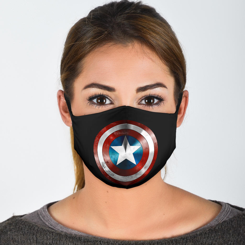 Captain America Shield Face Mask