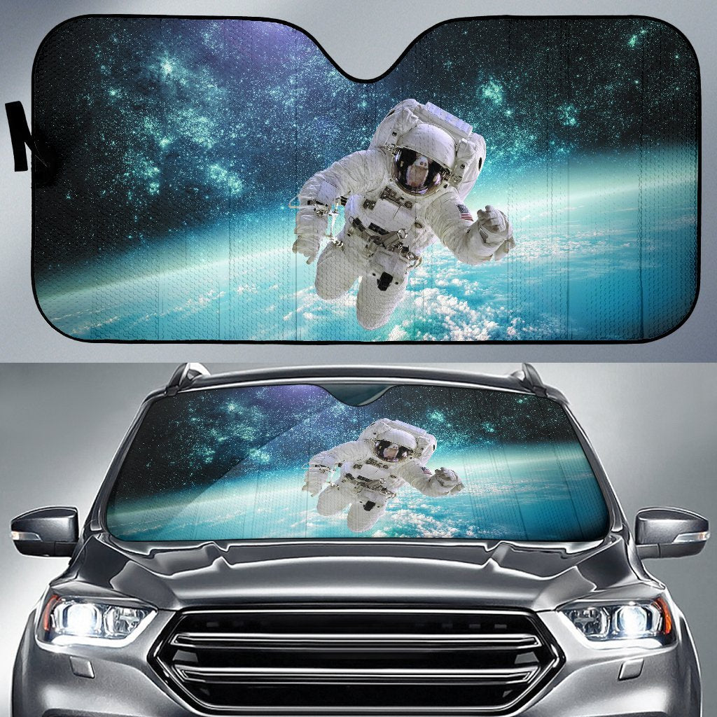 Astronaut In The Galaxy Car Auto Sunshades Amazing Best Gift Ideas 2022