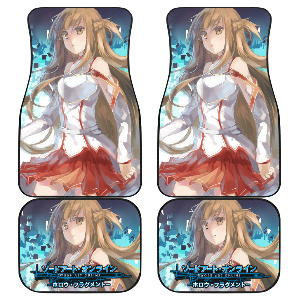 Asuna Sword Art Online 2 Car Floor Mats Custom Car Accessories Car Decor 2022