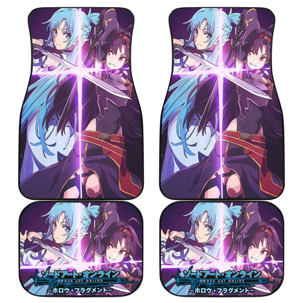 Sword Art Online Anime 3 Car Floor Mats Custom Car Accessories Car Decor 2022