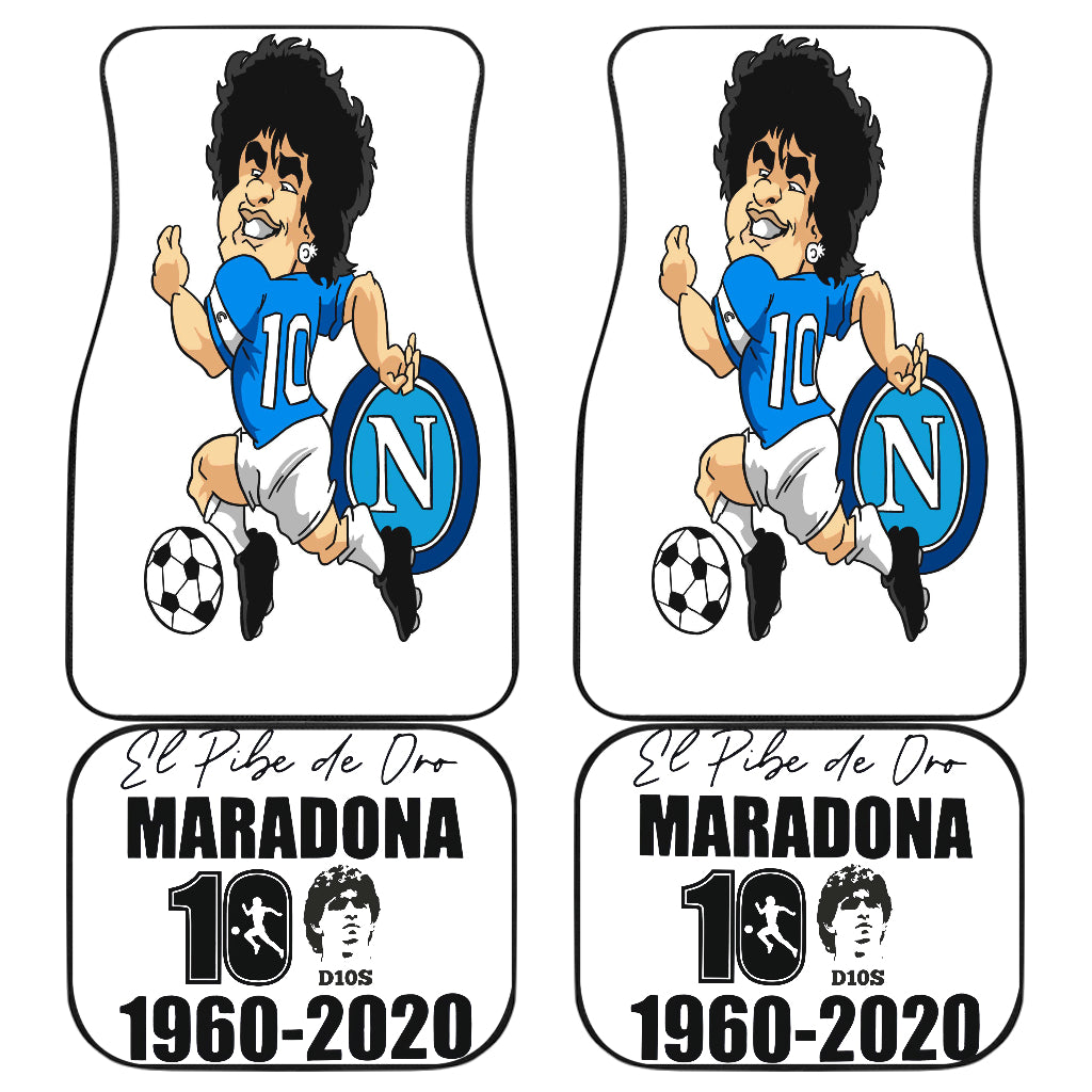 Diego Armando Maradona 10 Rip 1969 2022 80 Car Floor Mats Custom Car Accessories Car Decor 2022