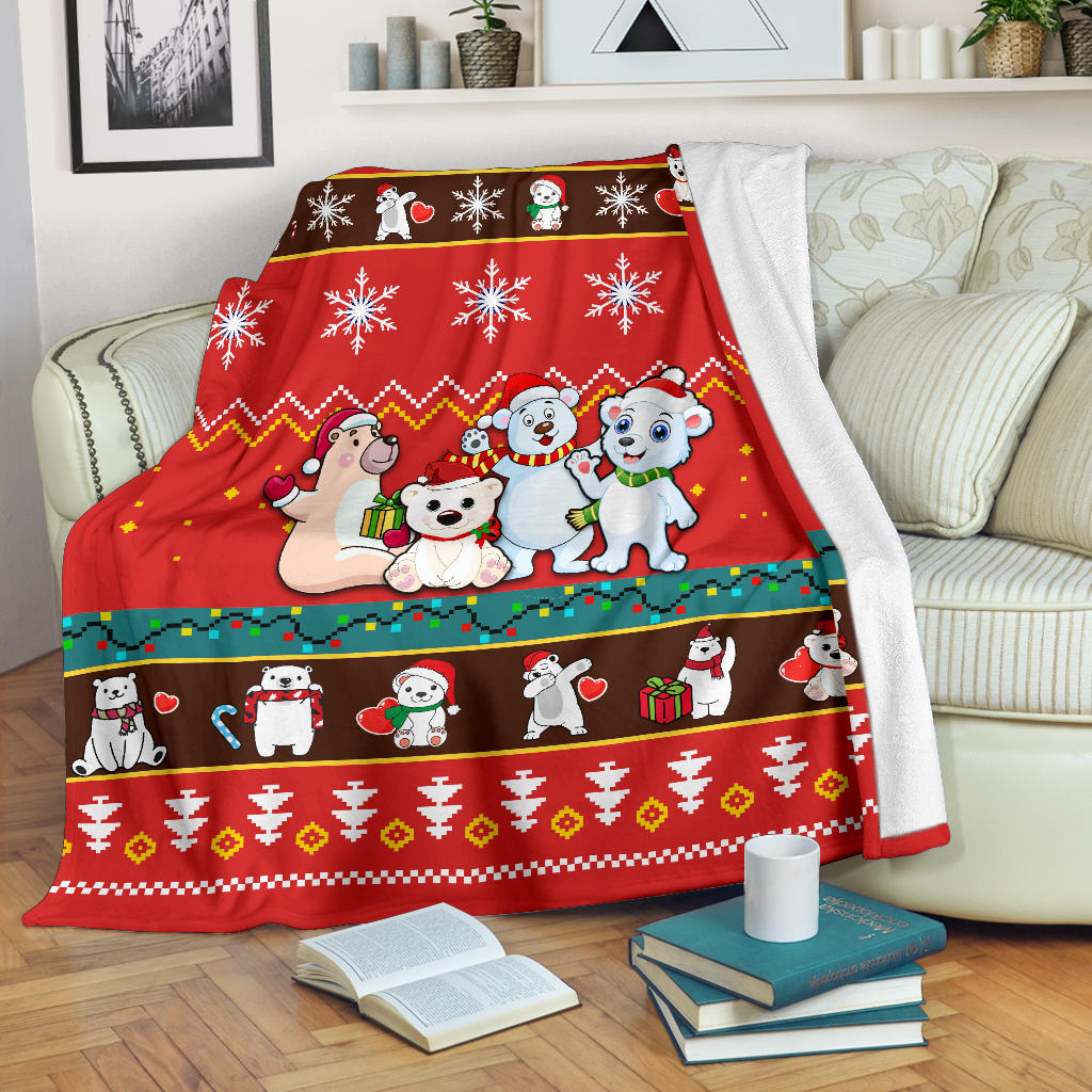 Bear Christmas Blanket Amazing Gift Idea