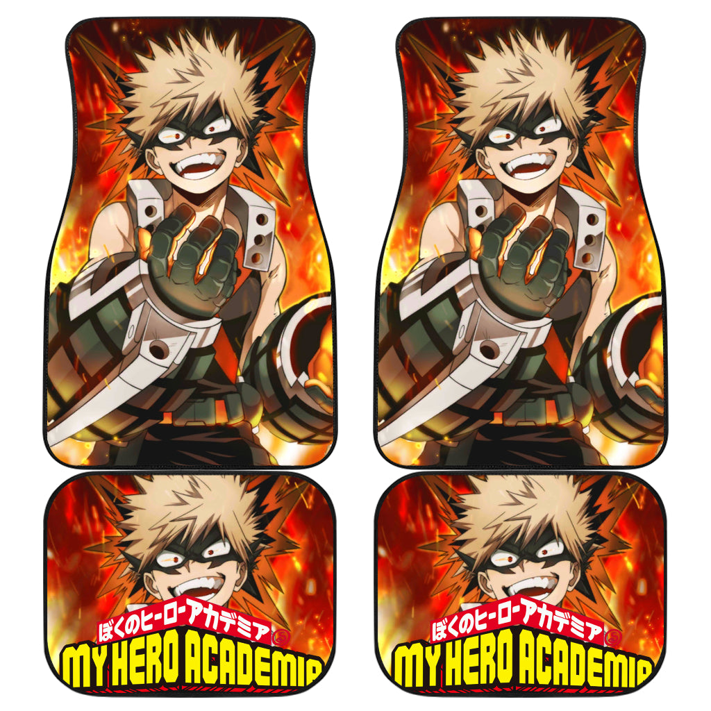 Bakugo Katsuki 7 Anime Car Floor Mats Custom Car Accessories Car Decor 2022