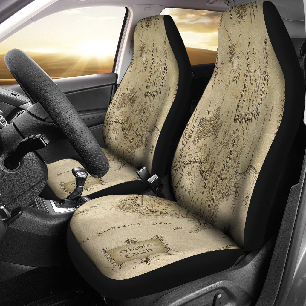Lord Of The Rings Map Seat Covers