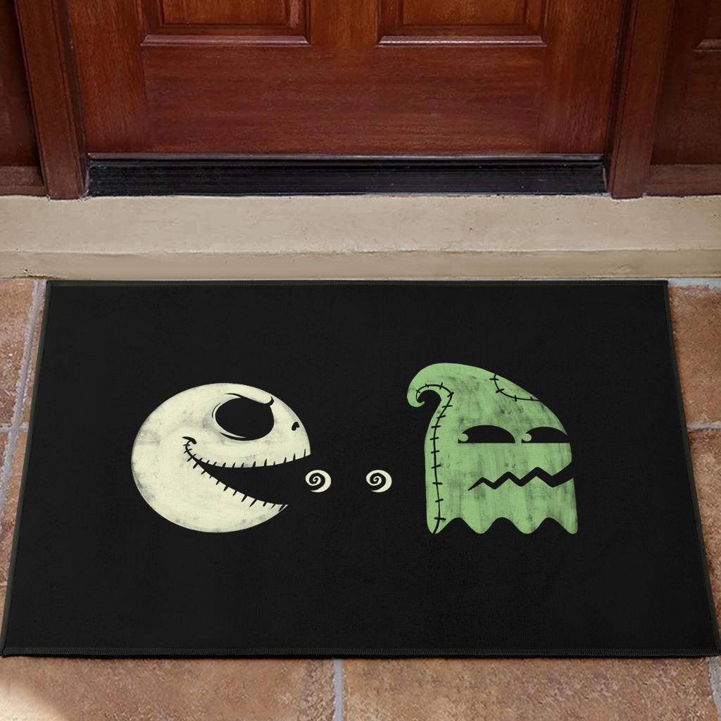 Pacman Jack Skellington Door Mats