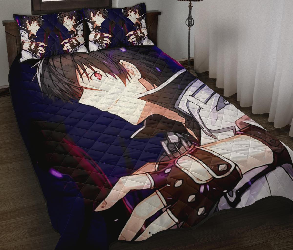 Kirito Sword Art Online Anime Quilt Bed Set Pillow Case Amazing Decor Gift Ideas 1