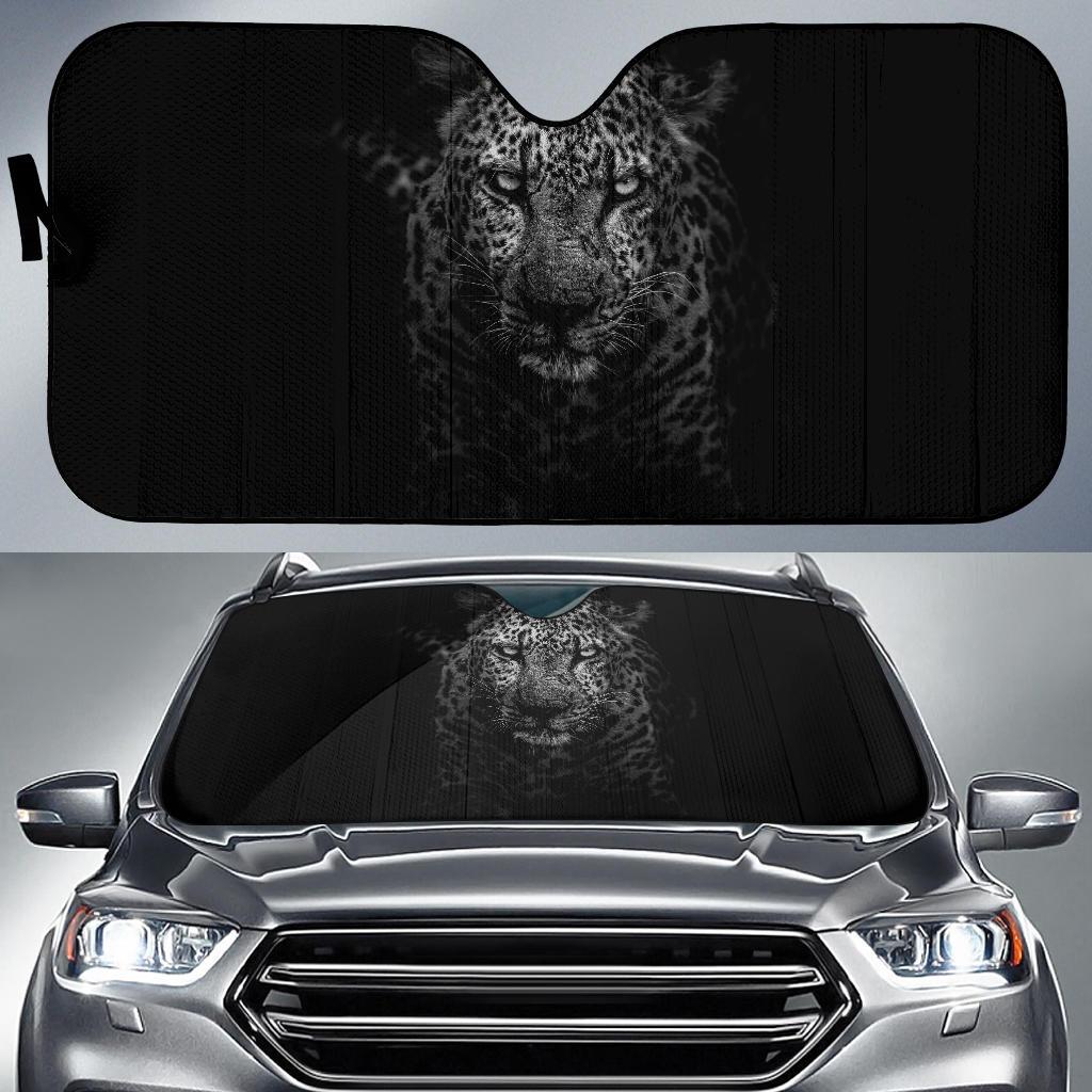 Leopard Dark Kruger National Park 5K Car Sun Shade Gift Ideas 2022