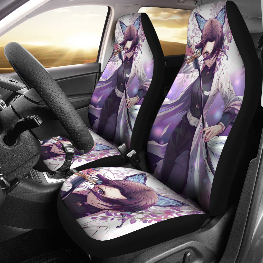 2022 Shinobu Kocho Demon Slayer Car Seat Covers Gift For Fan Anime