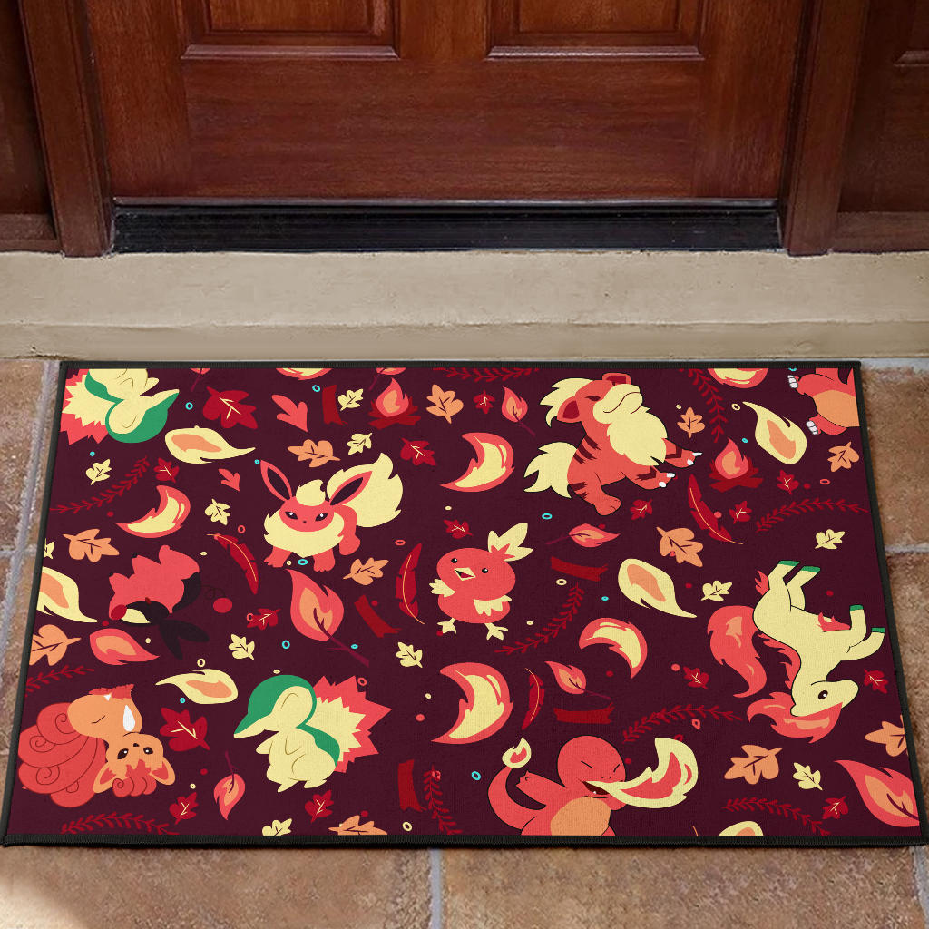 Pokemon Fire Door Mats