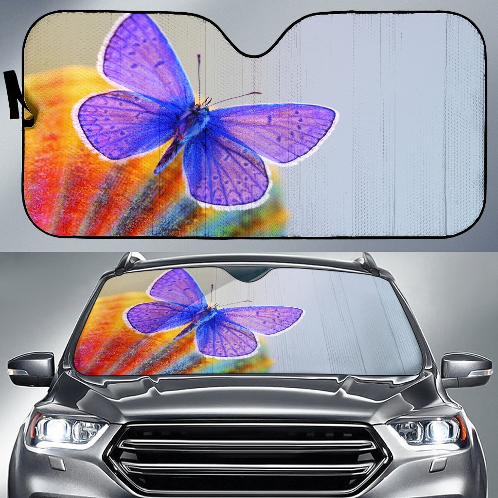 Butterfly_Blue_White_Wings Sun Shade Gift Ideas 2022