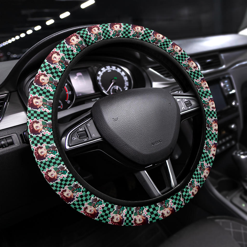 Kamado Tanjiro Demon Slayer Anime Car Steering Wheel Cover 2