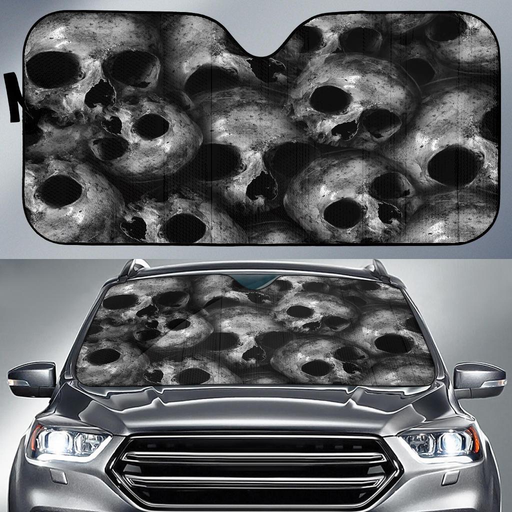 Skulls Death Dead Horror Car Sun Shade Gift Ideas 2022