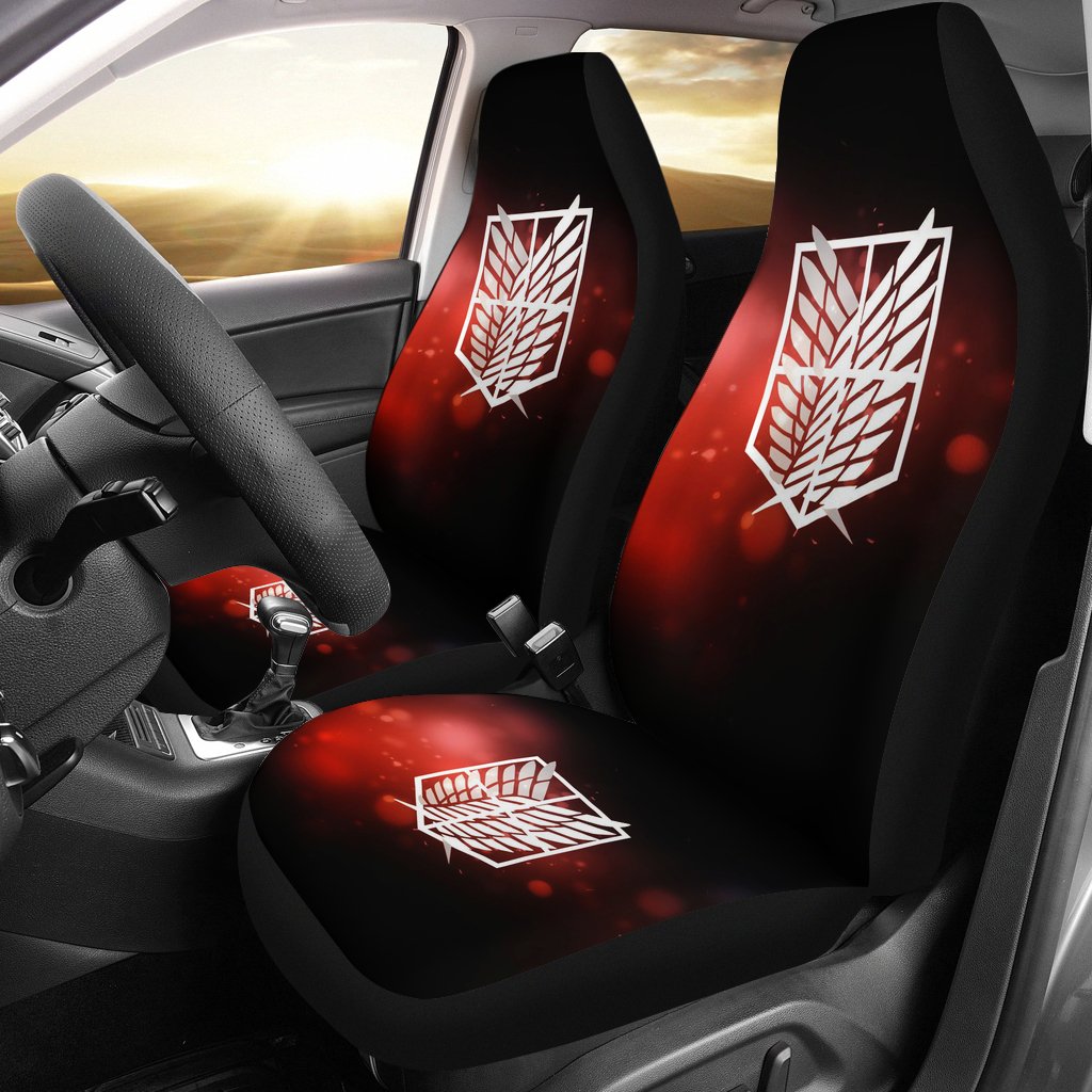 Attack On Titan Logo Seat Covers 1