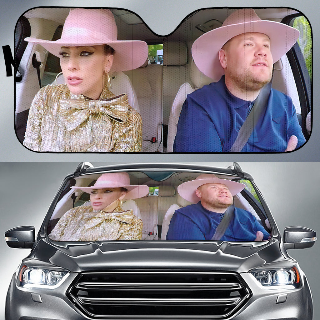 Lady Gaga 2 Car Sun Auto Shade