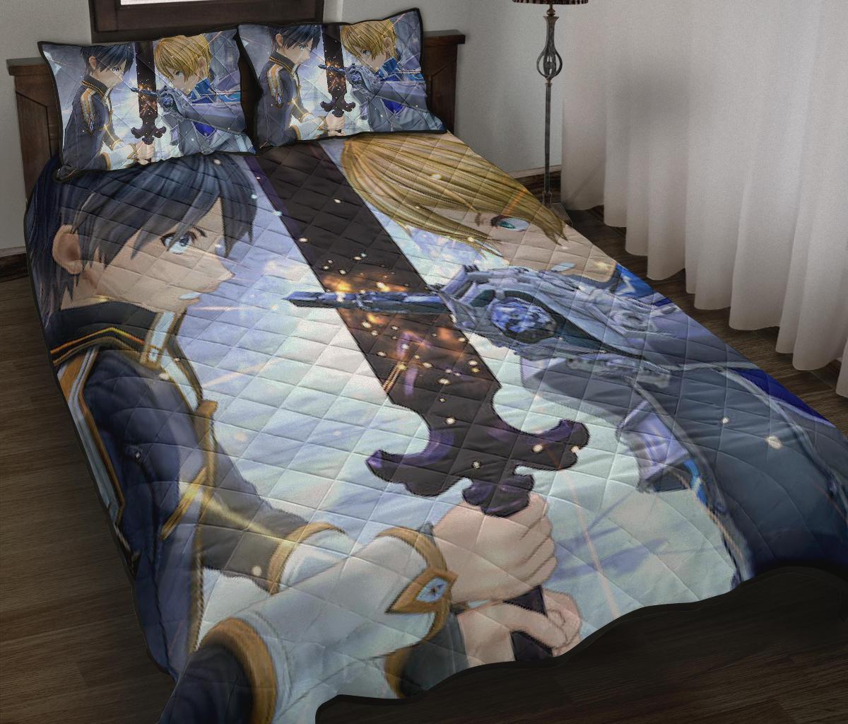 Sword Art Online Anime Quilt Bed Set Pillow Case Amazing Decor Gift Ideas 5