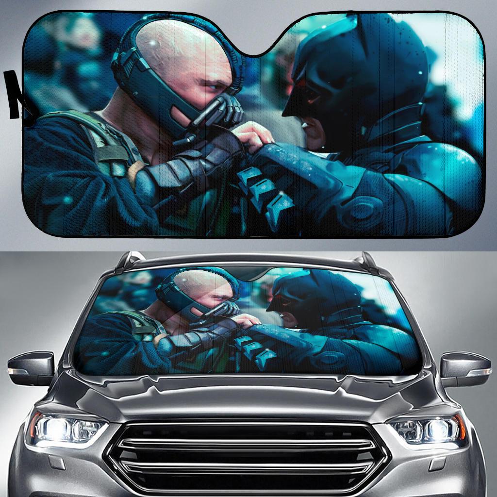 Batmans Vs Bane Car Sun Shade Gift Ideas 2022