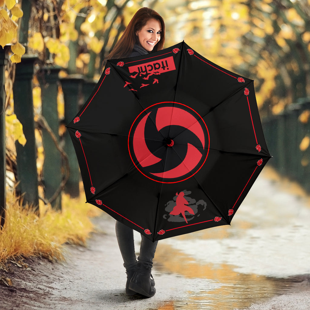 Uchiha Itachi Sharingan Akatsuki Custom Umbrella