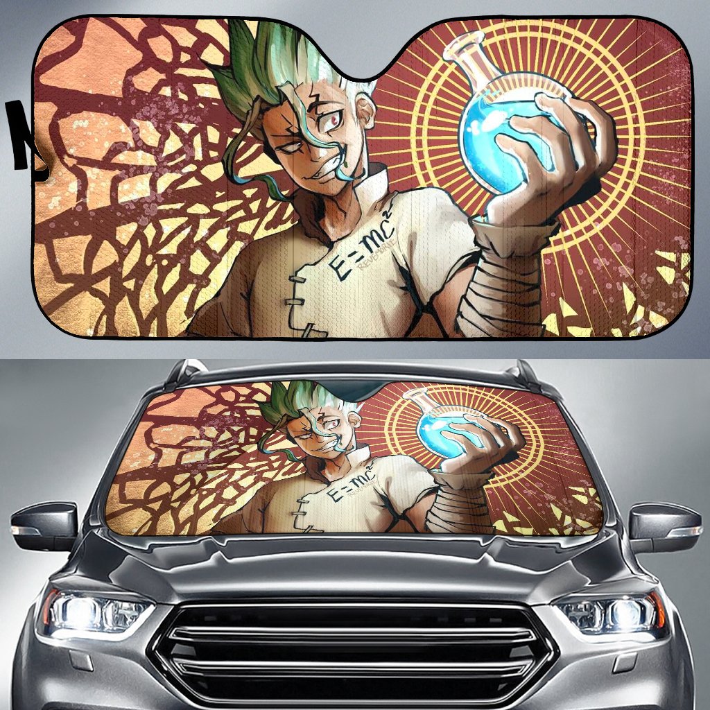 Dr Stone Shining Auto Sunshade Anime 2022 Amazing Best Gift Ideas 2022