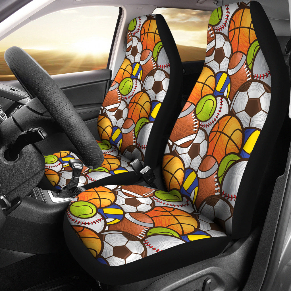 Sport Ball Pattern Car Seat Covers