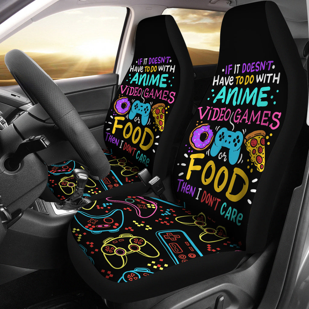 Anime Gamer Gaming Video Games Car Seat Covers