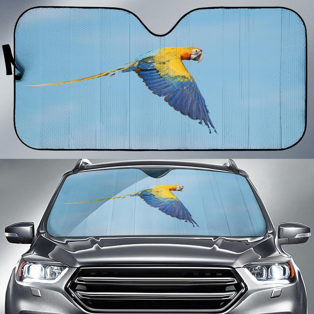 True Macaws Flying Bird Hd Car Sun Shade Gift Ideas 2021