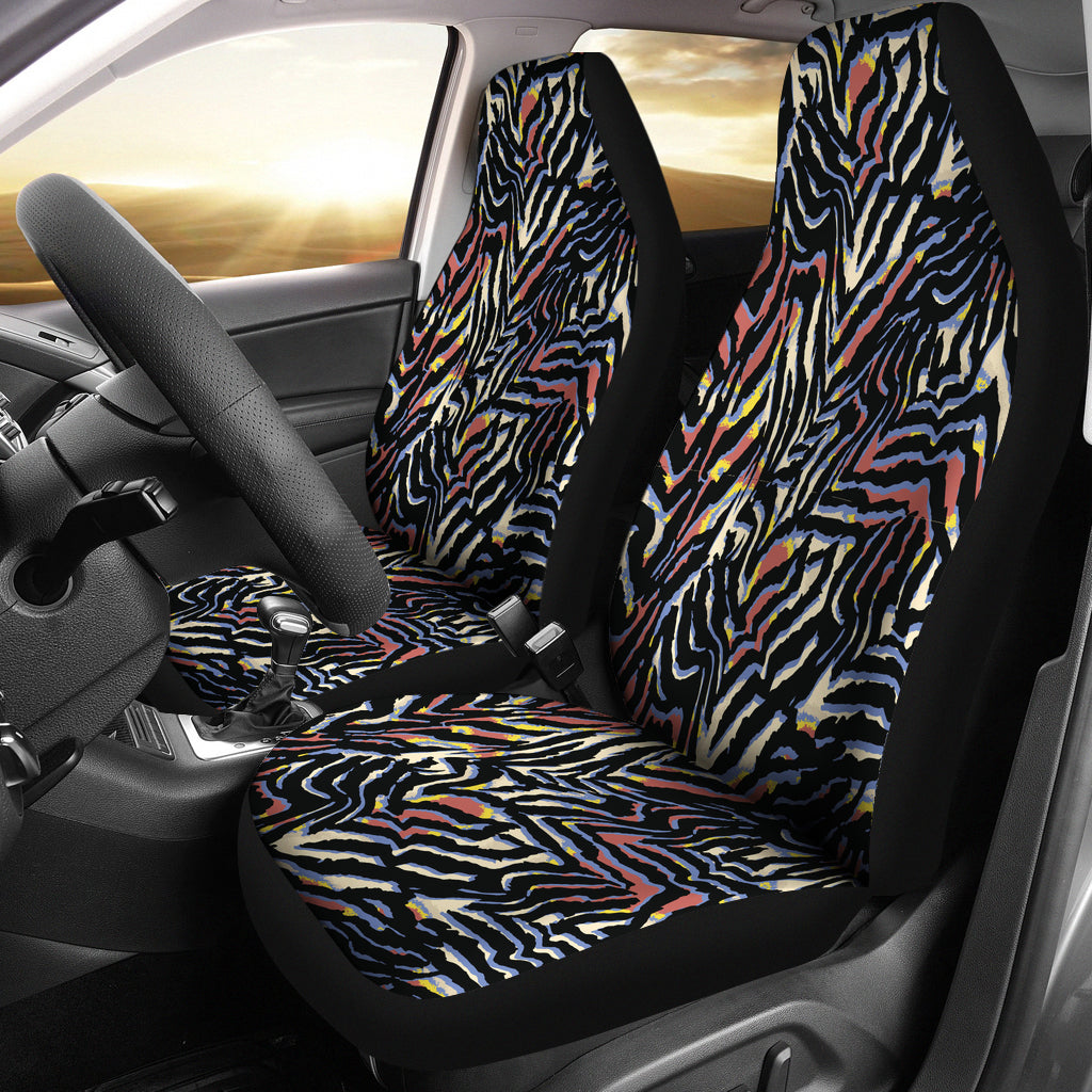 New Painting Zebra Seat Covers