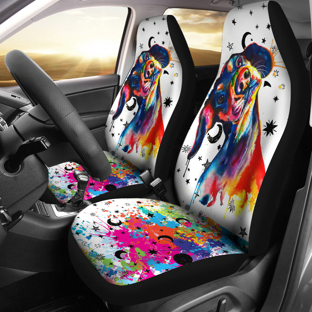 Dachshund Watercolor Car Seat Covers