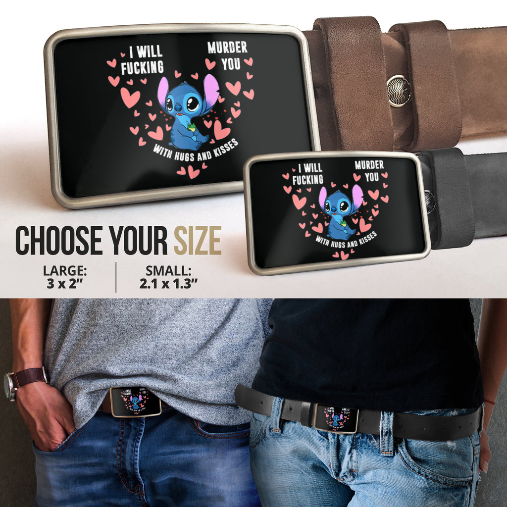 Stitch valentine Belt Buckle 2021