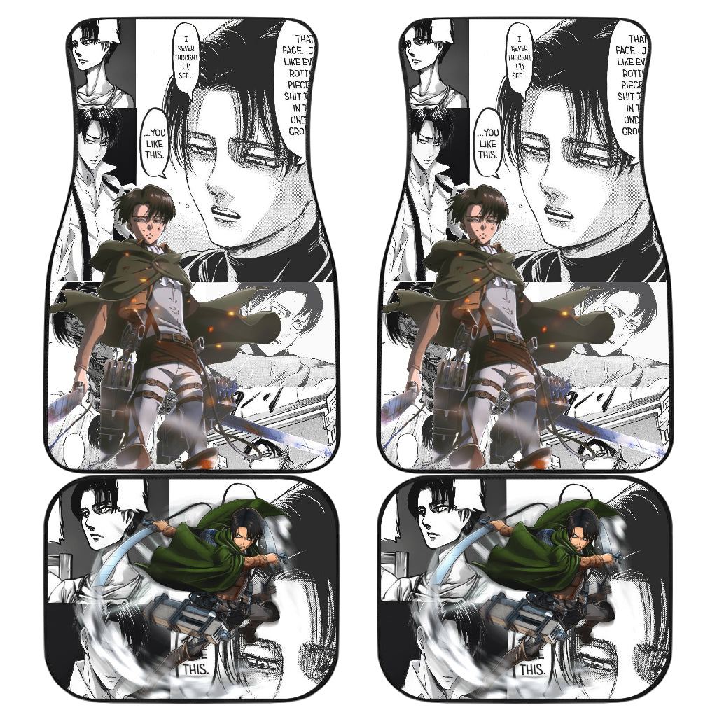 Attack On Titan 27 Anime Car Floor Mats Custom Car Accessories Car Decor 2021