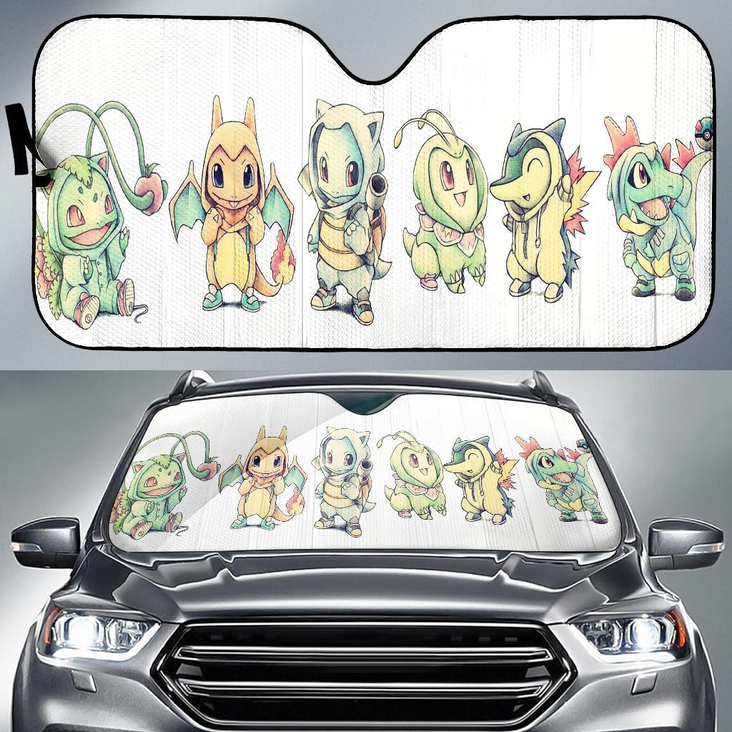 Pokemon Paint Mix Car Sun Shades Amazing Best Gift Ideas 2022