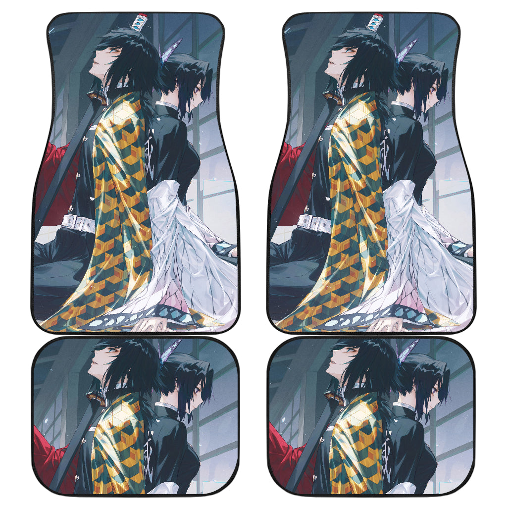 Water Hashira And Kanae Demon Slayer Uniform 1 Anime Car Floor Mats Custom Car Accessories Car Decor 2021